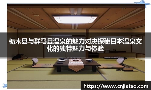枥木县与群马县温泉的魅力对决探秘日本温泉文化的独特魅力与体验